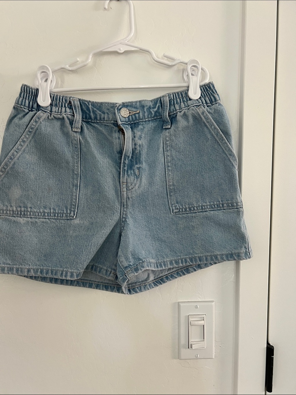 Old Navy Denim Girls high waisted Shorts Sz 14